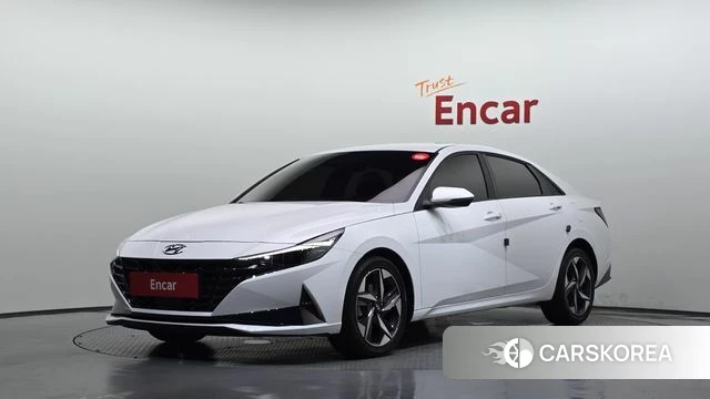 Hyundai Avante (CN7) 2020 Белый из Кореи