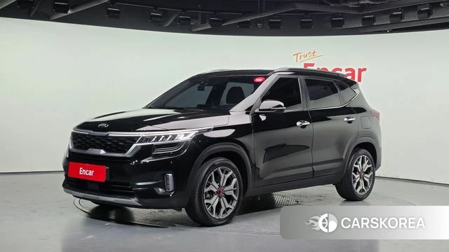 Kia Seltos 2020 Черный из Кореи