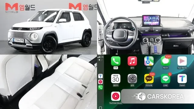 Hyundai Casper 2023 Белый из Кореи