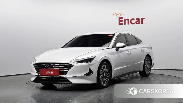Hyundai Sonata Hybrid (DN8) 2020 Белый из Кореи