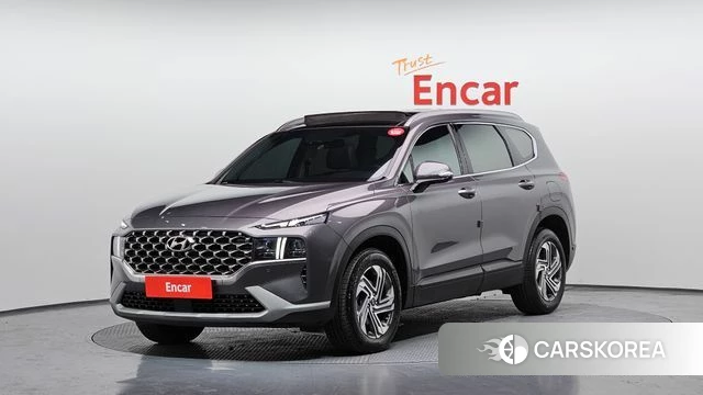 Hyundai The New Santa Fe 2022 Серый из Кореи