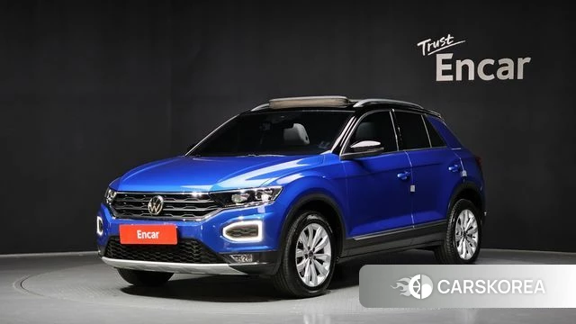 Volkswagen T-Roc 2022 Синий из Кореи