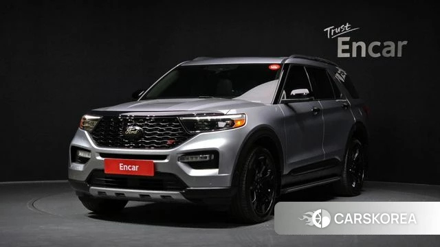 Ford Explorer 6th Generation 2021 Серебристо-серый из Кореи