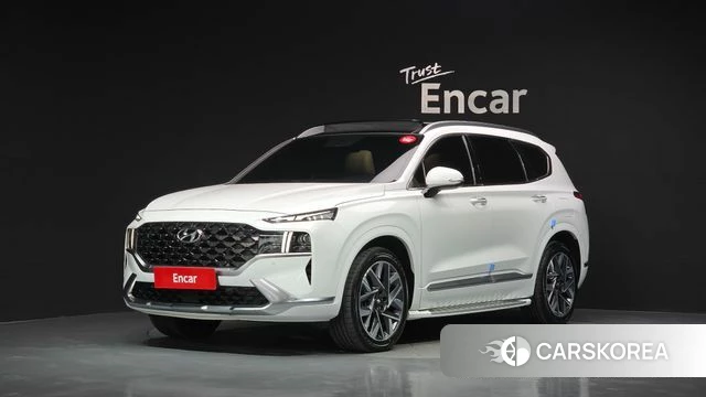 Hyundai The New Santa Fe 2021 Белый из Кореи