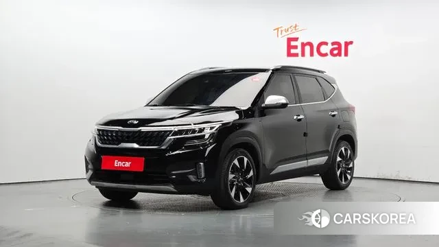 Kia Seltos 2020 Черный из Кореи