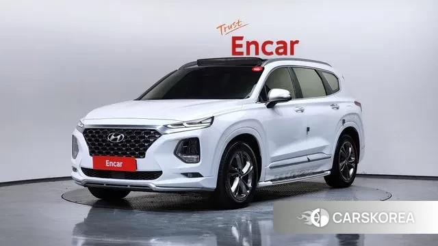 Hyundai Santa Fe TM 2019 Белый из Кореи