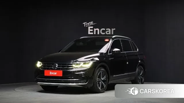 Volkswagen Tiguan second Generation 2022 Черный из Кореи