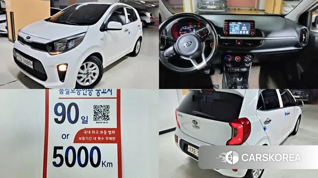 Kia All New Morning (JA) 2018 Белый из Кореи