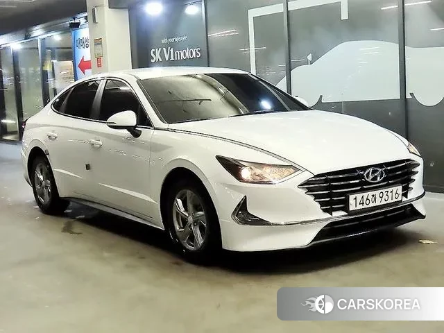 Hyundai Sonata (DN8) 2021 Белый из Кореи
