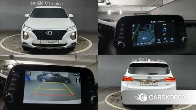 Hyundai Santa Fe TM 2018 Белый из Кореи