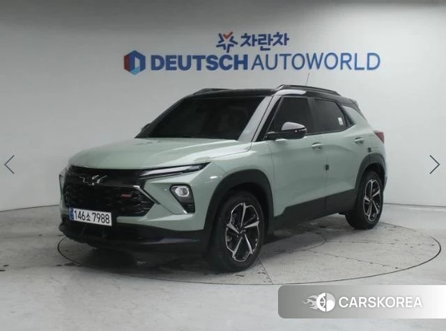 Chevrolet (GM Daewoo) The New Trail Blazer 2023 Зеленый из Кореи