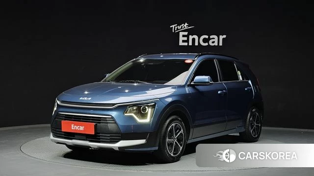 Kia Di Ol Nu Niro 2022 Синий из Кореи