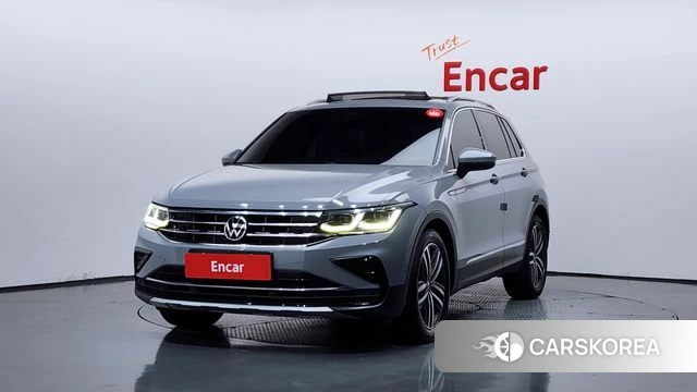 Volkswagen Tiguan second Generation 2021 Цвет галактики из Кореи