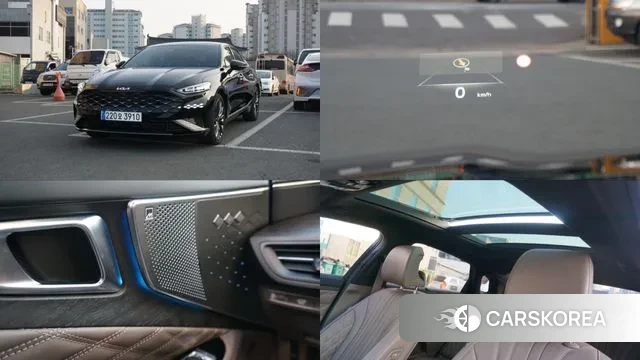 Kia K8 2023 Черный из Кореи