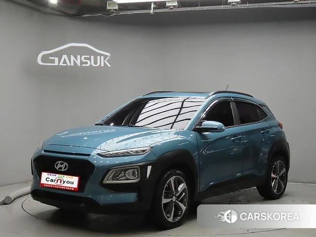 Hyundai Kona 2018 Синий нефрит из Кореи