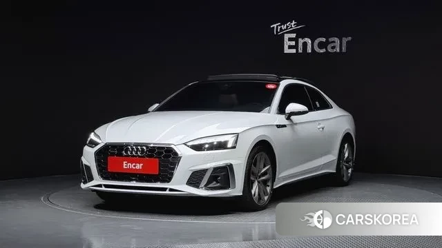 Audi A5 (F5) 2021 Белый из Кореи
