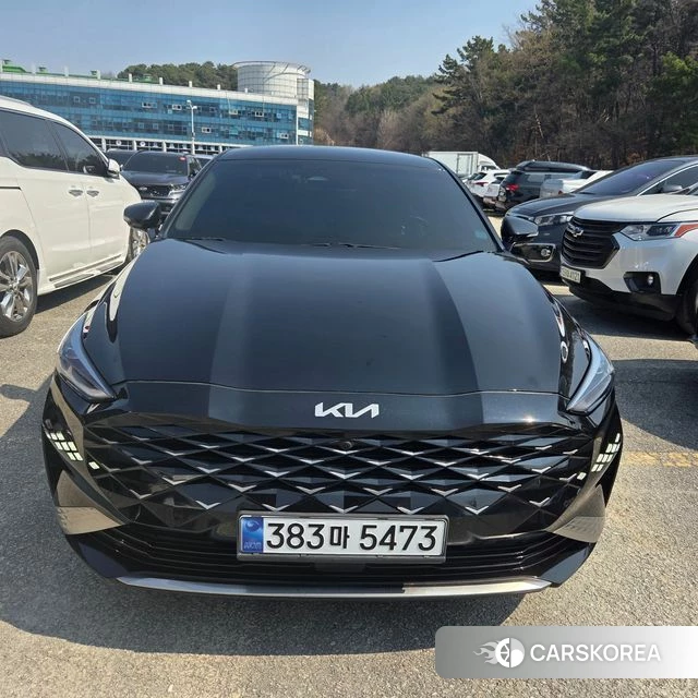 Kia K8 Hybrid 2022 Черный из Кореи