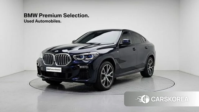 BMW X6 (G06) 2021 Черный из Кореи