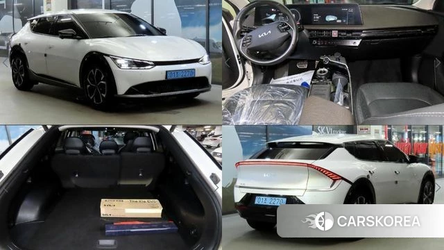 Kia EV6 2022 Жемчужный цвет из Кореи