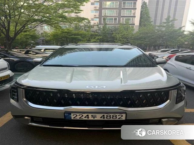 Kia The New Carnival 4th Generation 2023 Серебристо-серый из Кореи