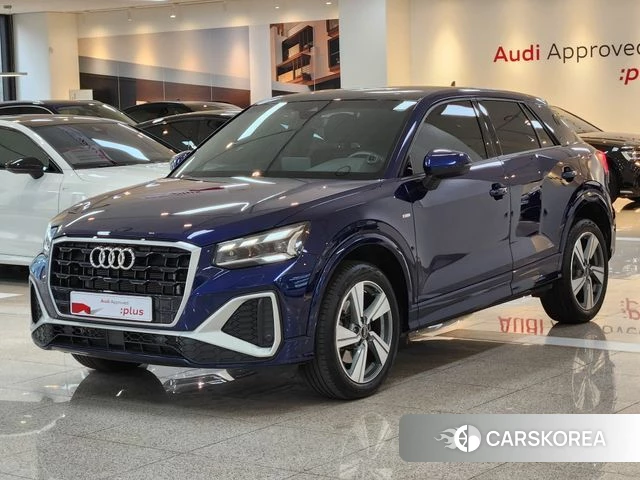 Audi Q2 2023 Синий из Кореи