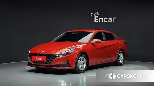 Hyundai Avante (CN7) 2020 Красный из Кореи