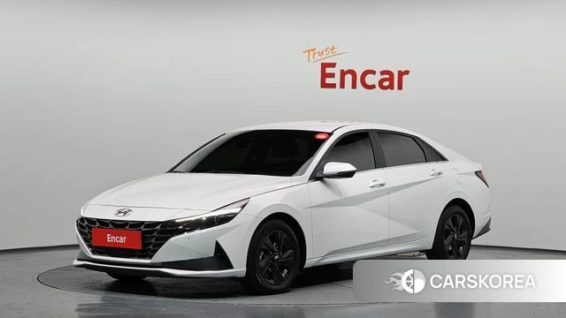 Hyundai Avante (CN7) 2023 Белый из Кореи