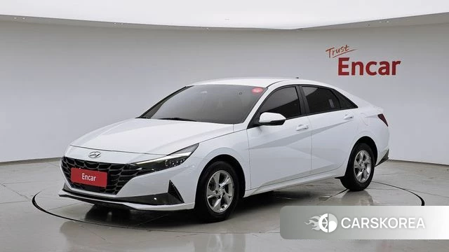 Hyundai Avante (CN7) 2021 Белый из Кореи