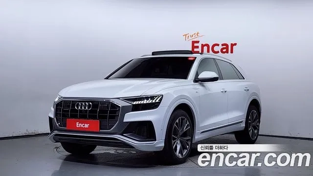 Audi Q8 (4M) 2021 Белый из Кореи