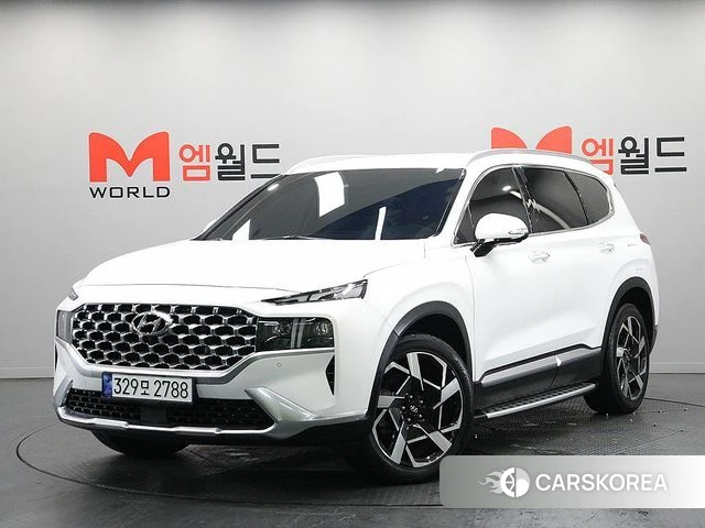 Hyundai The New Santa Fe 2021 Белый из Кореи