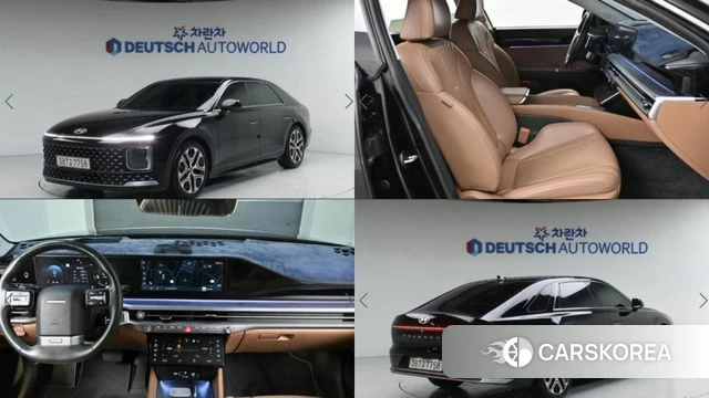 Hyundai Grandeur (GN7) 2023 Черный из Кореи