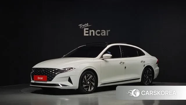 Hyundai The New Grandeur IG Hybrid 2021 Белый из Кореи