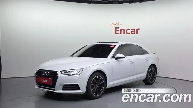 Audi A4 (B9) 2019 Белый из Кореи