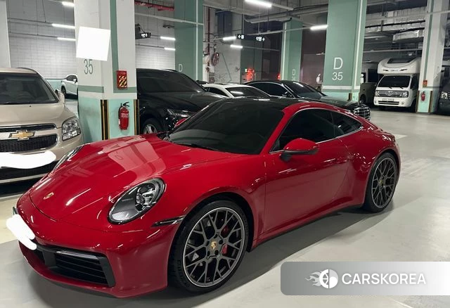 Porsche 911(992) 2024 Красный из Кореи