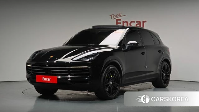 Porsche Cayenne (PO536) 2023 Черный из Кореи