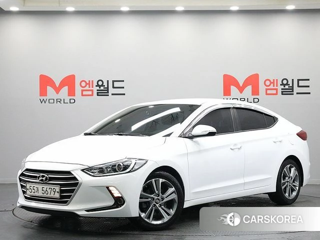 Hyundai Avante AD 2018 Белый из Кореи