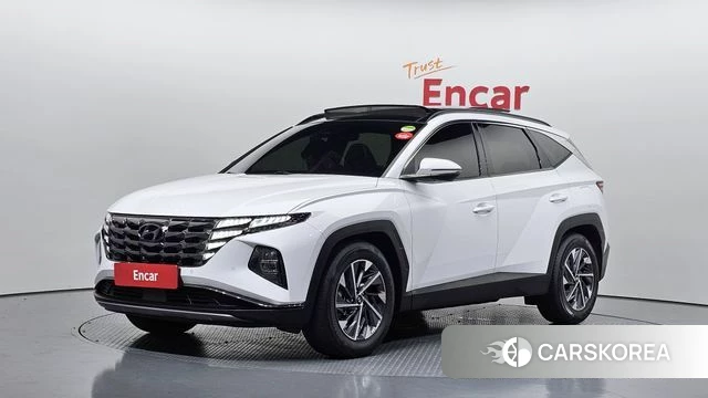 Hyundai Tucson Hybrid (NX4) 2020 Белый из Кореи