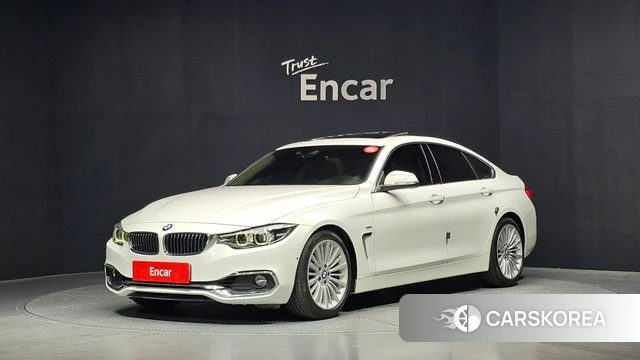 BMW 4 Series (F32) 2018 Белый из Кореи