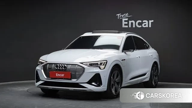 Audi e-Tron 2021 Белый из Кореи