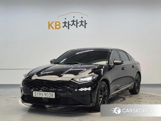 Kia K8 Hybrid 2021 Черный из Кореи