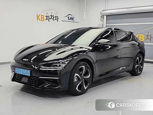 Kia EV6 2021 Черный из Кореи
