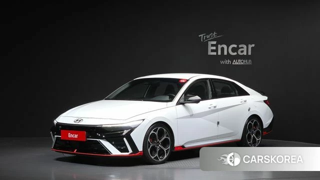 Hyundai The New Avante (CN7) 2025 Белый из Кореи