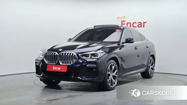 BMW X6 (G06) 2021 Черный из Кореи