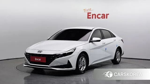 Hyundai Avante (CN7) 2021 Белый из Кореи