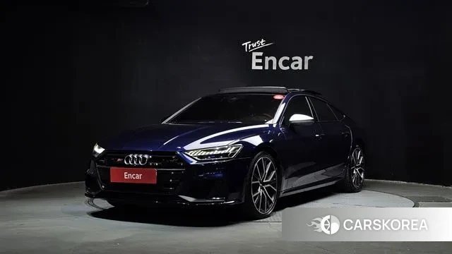 Audi S7 (4K) 2021 Синий из Кореи