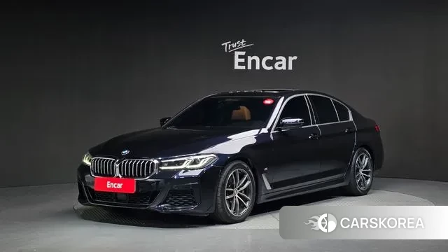 BMW 5 Series (G30) 2021 Синий из Кореи