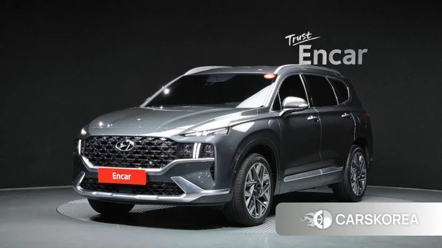 Hyundai The New Santa Fe 2021 Серый из Кореи