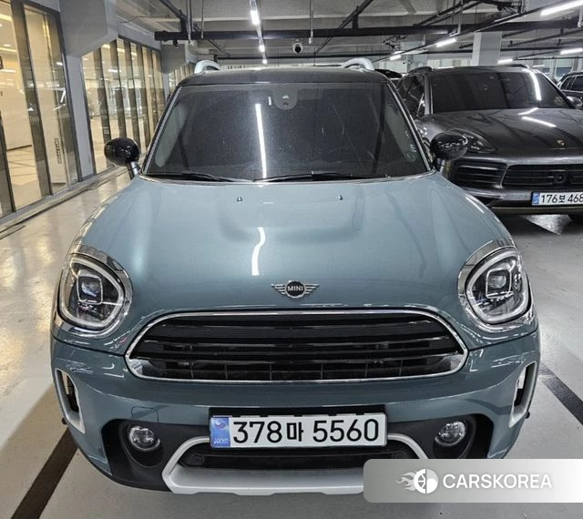 Mini Cooper Countryman 2022 Темно-зеленый из Кореи