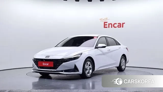 Hyundai Avante (CN7) 2022 Белый из Кореи