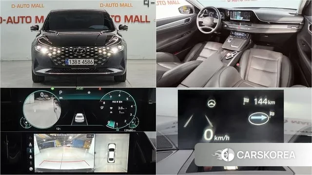 Hyundai The New Grandeur IG 2022 Черный из Кореи